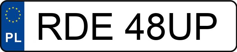 Numer rejestracyjny RDE 48UP posiada NISSAN PRIMERA 2.0 TD - RDE48UP