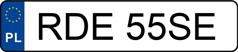Numer rejestracyjny RDE 55SE posiada ROMET OGAR 205 - RDE55SE