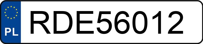 Numer rejestracyjny RDE 56012 posiada VOLVO FH VTA3T - RDE56012