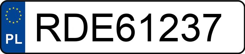 Numer rejestracyjny RDE 61237 posiada OPEL Calibra 2.0 MR`95 Calibra 2.0 MR`95 - RDE61237