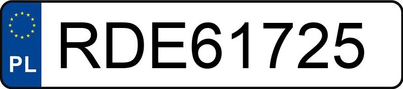 Numer rejestracyjny RDE 61725 posiada AUDI A4 2.0 TDi DPF MR`07 E4 B8 A4 2.0 TDi DPF MR`07 E4 B8 - RDE61725