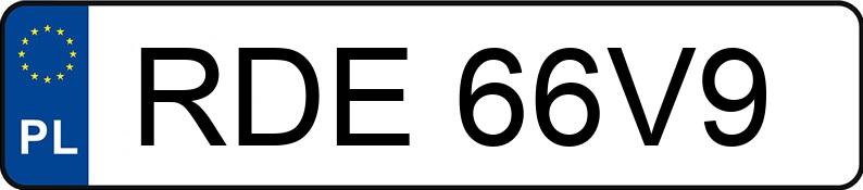 Numer rejestracyjny RDE 66V9 posiada OPEL CORSA - RDE66V9
