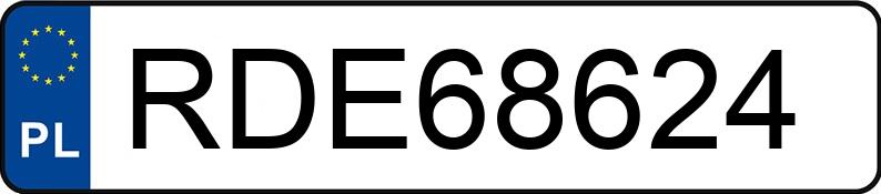 Numer rejestracyjny RDE 68624 posiada LANCIA DELTA - RDE68624