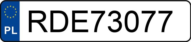 Numer rejestracyjny RDE 73077 posiada AUDI A6 AVANT - RDE73077