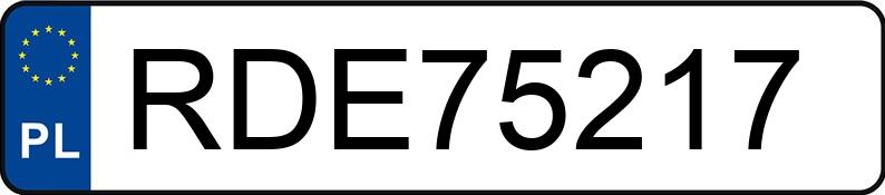 Numer rejestracyjny RDE 75217 posiada SEAT IBIZA - RDE75217 Numer rejestracyjny RDE 75217 posiada SEAT IBIZA - RDE75217