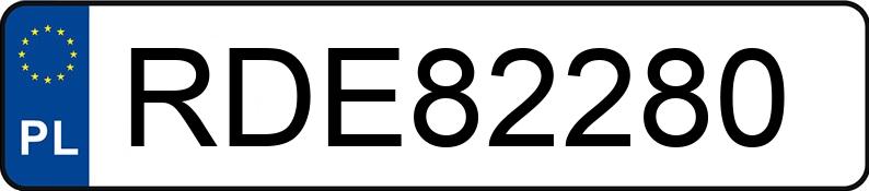 Numer rejestracyjny RDE 82280 posiada KIA CEE D - RDE82280