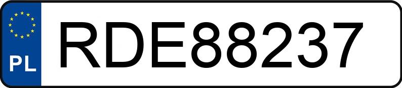 Numer rejestracyjny RDE 88237 posiada PEUGEOT 3008 2.0 HDI MR`17 E6 GT 180 Aut. - RDE88237