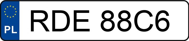 Numer rejestracyjny RDE 88C6 posiada MERCEDES-BENZ E 220 Diesel 210 - RDE88C6 Numer rejestracyjny RDE 88C6 posiada MERCEDES-BENZ E 220 Diesel 210 - RDE88C6