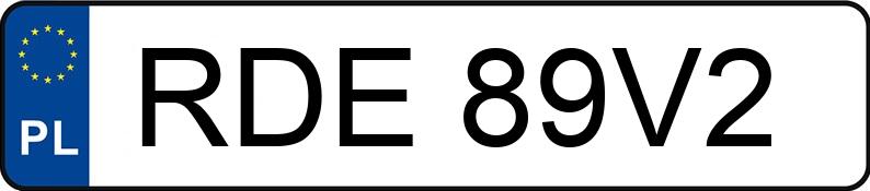 Numer rejestracyjny RDE 89V2 posiada SUBARU LEGACY - RDE89V2