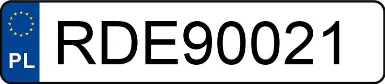 Numer rejestracyjny RDE 90021 posiada OPEL VIVARO - RDE90021