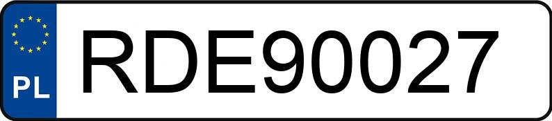 Numer rejestracyjny RDE 90027 posiada AUDI A3 - RDE90027 Numer rejestracyjny RDE 90027 posiada AUDI A3 - RDE90027