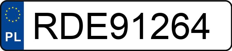 Numer rejestracyjny RDE 91264 posiada BMW 525 Diesel MR`03 E3 E60 525 Diesel MR`03 E3 E60 - RDE91264