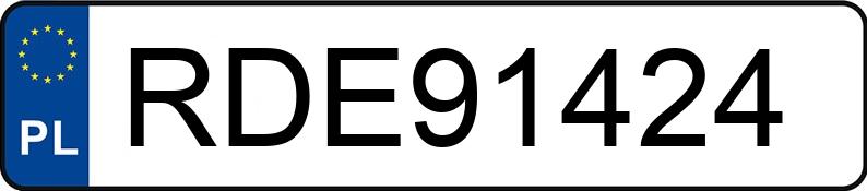 Numer rejestracyjny RDE 91424 posiada LAND ROVER Discovery Sport 2.0 eD4 MR`15 E6 - RDE91424