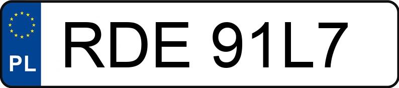 Numer rejestracyjny RDE 91L7 posiada HYUNDAI COUPE FX - RDE91L7