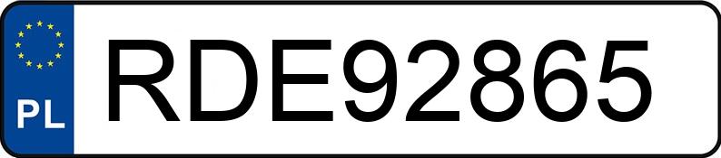 Numer rejestracyjny RDE 92865 posiada VOLKSWAGEN GOLF - RDE92865 Numer rejestracyjny RDE 92865 posiada VOLKSWAGEN GOLF - RDE92865