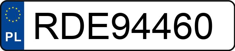 Numer rejestracyjny RDE 94460 posiada CHRYSLER Pacifica 3.6 MR`17 E6 Touring L Aut. - RDE94460