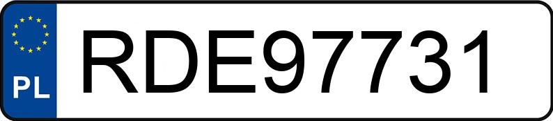 Numer rejestracyjny RDE 97731 posiada BMW 520D - RDE97731