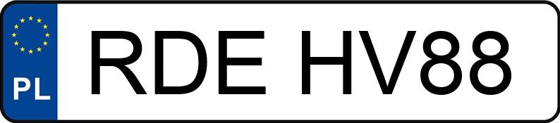 Numer rejestracyjny RDE HV88 posiada BMW 525 - RDEHV88 Numer rejestracyjny RDE HV88 posiada BMW 525 - RDEHV88