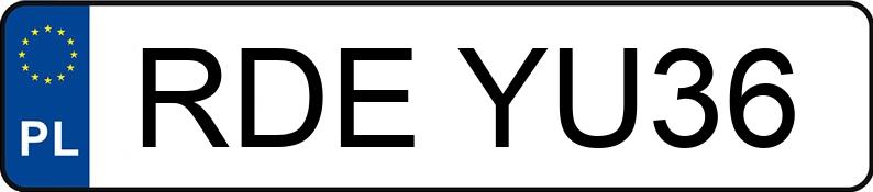 Numer rejestracyjny RDE YU36 posiada SUZUKI WAGON R+ - RDEYU36 Numer rejestracyjny RDE YU36 posiada SUZUKI WAGON R+ - RDEYU36