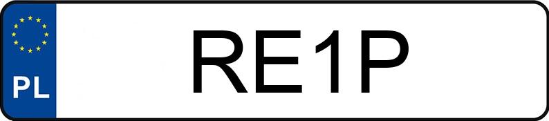 Numer rejestracyjny RE 1P posiada VOLKSWAGEN Golf III 2.0i Kat. MR`91 GTI - RE1P Numer rejestracyjny RE 1P posiada VOLKSWAGEN Golf III 2.0i Kat. MR`91 GTI - RE1P
