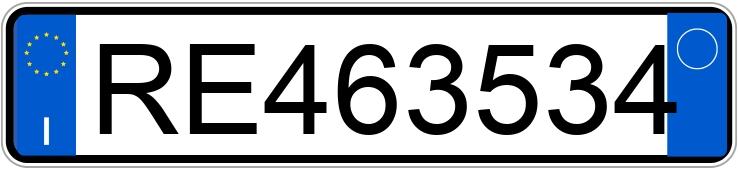 Numer rejestracyjny RE463534 posiada Fiat 124