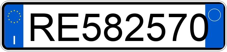 Numer rejestracyjny RE582570 posiada FIAT Panda 1a serie