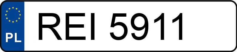 Numer rejestracyjny REI 5911 posiada TOYOTA YARIS 1.0 LINEA TERRA - REI5911