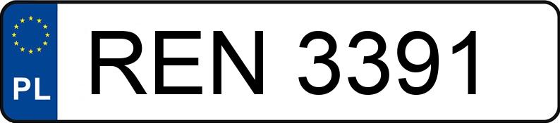 Numer rejestracyjny REN 3391 posiada JELCZ M121 - REN3391