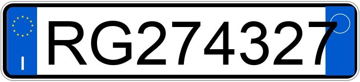 Numer rejestracyjny RG274327 posiada FIAT Panda 1a serie Numer rejestracyjny RG274327 posiada FIAT Panda 1a serie