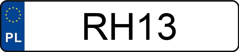 Numer rejestracyjny RH 13 posiada DODGE Journey MR`12 SXT - RH13