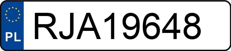 Numer rejestracyjny RJA 19648 posiada DODGE Grand Caravan 3.3 Kat. MR`96 ES Aut. - RJA19648 Numer rejestracyjny RJA 19648 posiada DODGE Grand Caravan 3.3 Kat. MR`96 ES Aut. - RJA19648