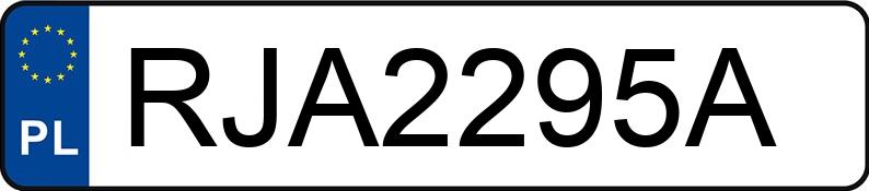Numer rejestracyjny RJA 2295A posiada BMW 320D - RJA2295A
