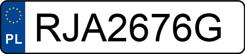 Numer rejestracyjny RJA 2676G posiada DAEWOO-FSO MOTOR POLONEZ - RJA2676G