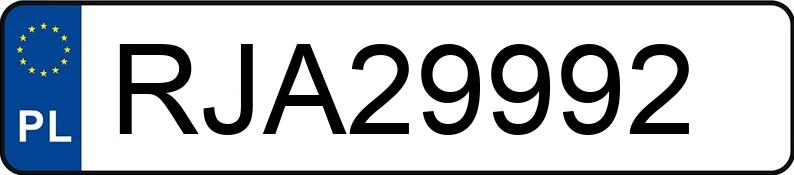 Numer rejestracyjny RJA 29992 posiada FORD Fiesta Van 1.4 TDCi Kat. MR`09 E4 1.5t Fiesta Van 1.4 TDCi Kat. MR`09 E4 1.5t - RJA29992