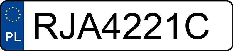 Numer rejestracyjny RJA 4221C posiada BMW 316D - RJA4221C Numer rejestracyjny RJA 4221C posiada BMW 316D - RJA4221C