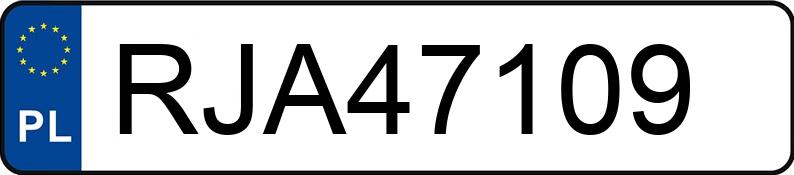 Numer rejestracyjny RJA 47109 posiada BMW 520 - RJA47109