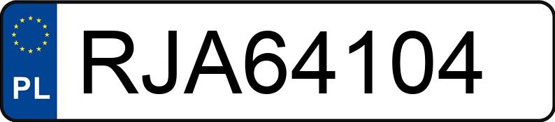 Numer rejestracyjny RJA 64104 posiada BMW 530 D - RJA64104