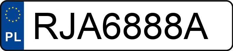 Numer rejestracyjny RJA 6888A posiada HONDA JAZZ - RJA6888A