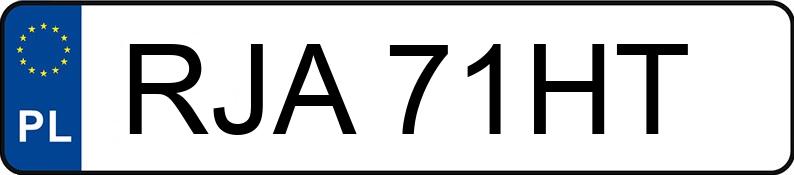 Numer rejestracyjny RJA 71HT posiada AUDI 80 Quattro 1.8 Kat. 81 80 Quattro 1.8 Kat. 81 - RJA71HT