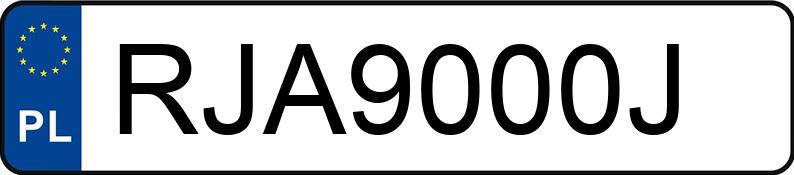 Numer rejestracyjny RJA 9000J posiada AUDI A8L - RJA9000J