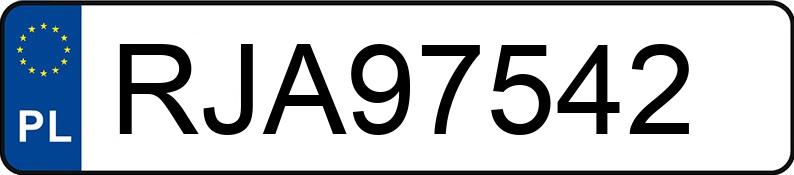 Numer rejestracyjny RJA 97542 posiada AUDI A6 - RJA97542 Numer rejestracyjny RJA 97542 posiada AUDI A6 - RJA97542