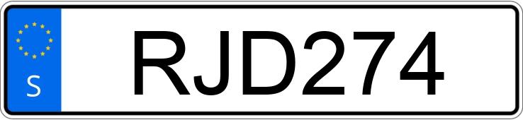 Numer rejestracyjny RJD274 posiada Cadillac SER 62 Converti Numer rejestracyjny RJD274 posiada Cadillac SER 62 Converti