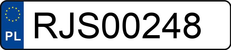 Numer rejestracyjny RJS 00248 posiada BMW X3 - RJS00248