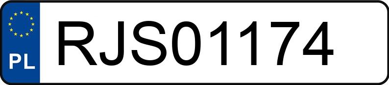 Numer rejestracyjny RJS 01174 posiada VOLVO S60 2.0 D3 MR`11 E5 S60 2.0 D3 MR`11 E5 - RJS01174