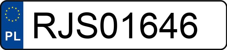 Numer rejestracyjny RJS 01646 posiada BMW 320i Kat. MR`01 E3 E46 320i Kat. MR`01 E3 E46 - RJS01646