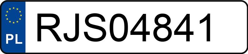 Numer rejestracyjny RJS 04841 posiada FORD KUGA - RJS04841