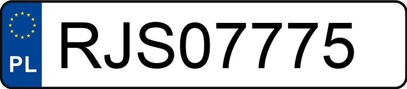 Numer rejestracyjny RJS 07775 posiada BMW 335D XDRIVE - RJS07775 Numer rejestracyjny RJS 07775 posiada BMW 335D XDRIVE - RJS07775