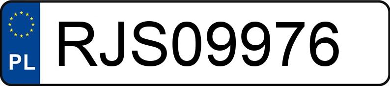 Numer rejestracyjny RJS 09976 posiada BMW 330XD - RJS09976