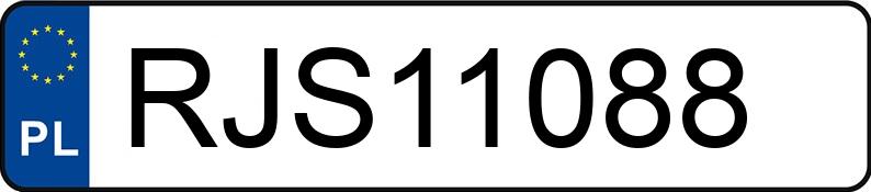 Numer rejestracyjny RJS 11088 posiada BMW X3 XDRIVE20I - RJS11088