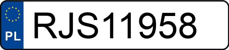 Numer rejestracyjny RJS 11958 posiada VOLKSWAGEN Passat B7 2.0 TDI-CR MR`10 E5 Highline BMT DSG - RJS11958